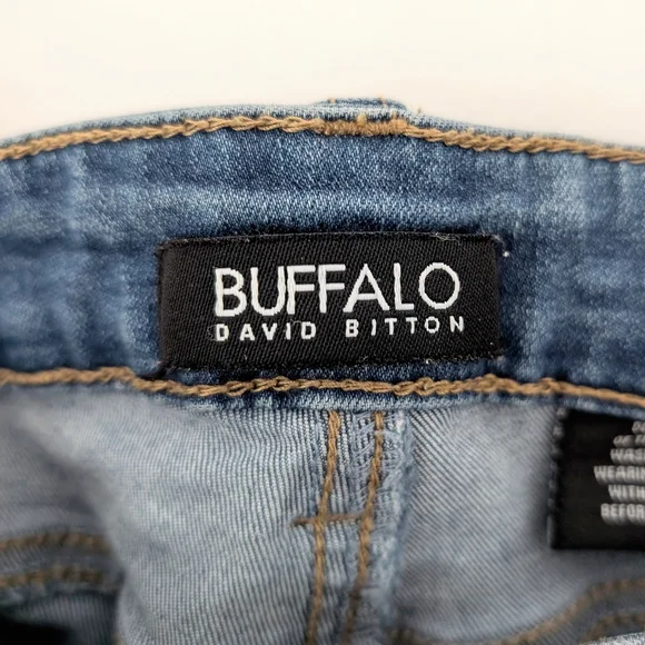 Buffalo David Bitton Blue Ankle Cropped Jeans - Picture 3 of 7